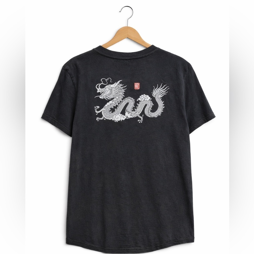 Bowery Supply Company size men’s medium black DragonT-shirt